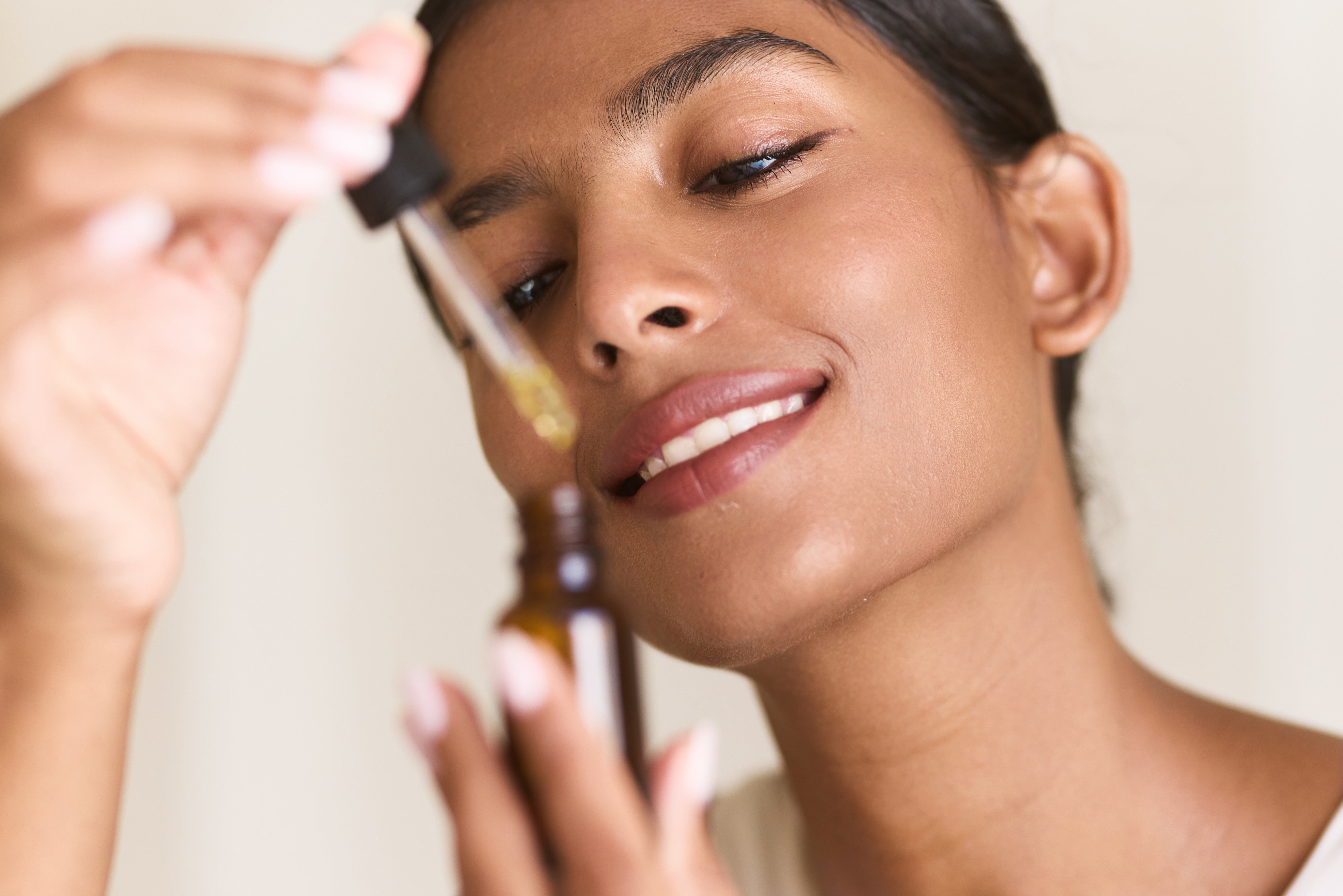 Female Face depicting Glowing Mature Skiin