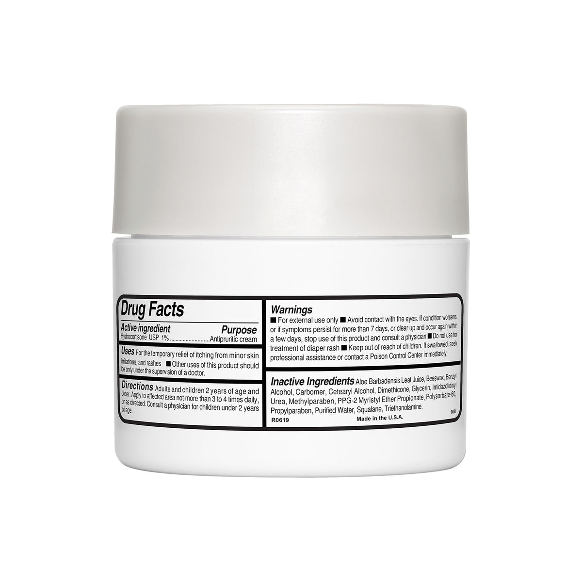 Soothing Hydrocortisone Anti-itch Cream  with Aloe